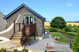 cottage in countryside